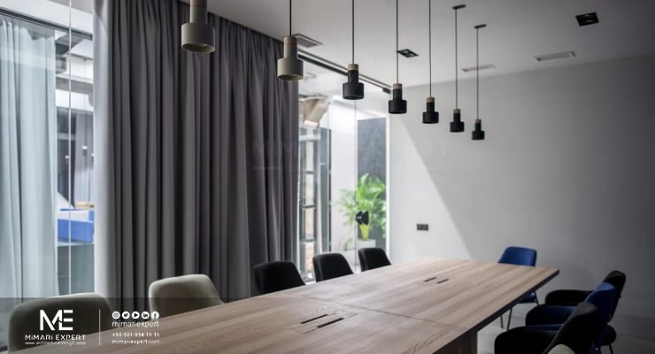 اختيار ستائر المكاتب