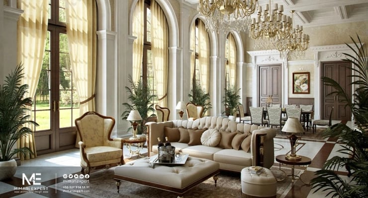 الديكور الفرنسي الكلاسيكي