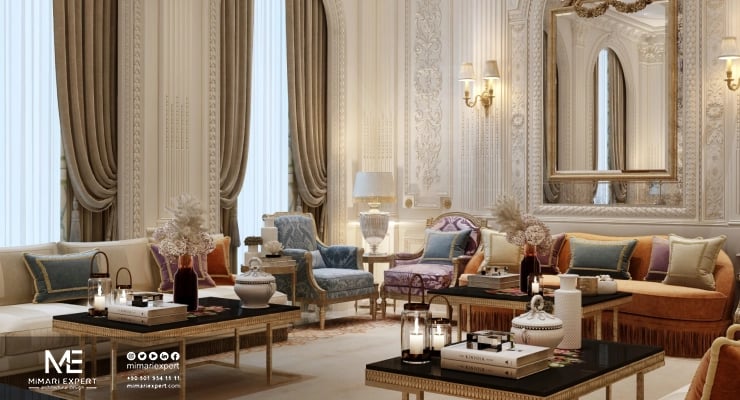 الديكور الفرنسي الكلاسيكي بالصور