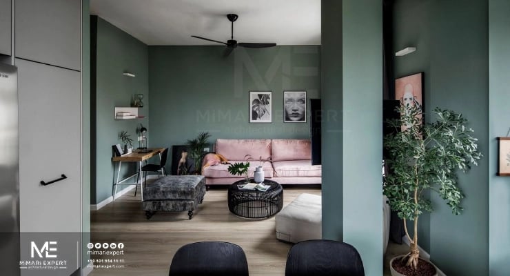  اللون الأخضر في الديكور الداخلي