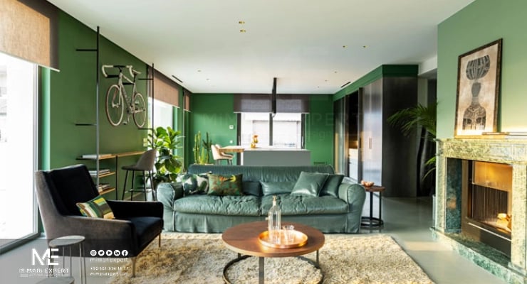 احدث تصاميم باللون الأخضر