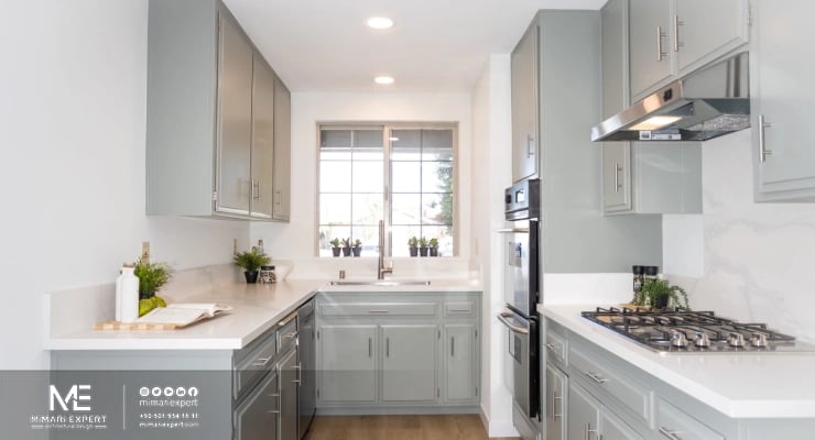 أحدث تصاميم المطابخ  صغيرة بالصور