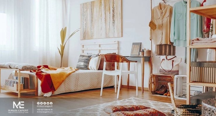 أهم عناصر التصميم البوهيمي في غرف النوم