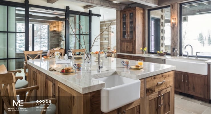 أحدث المطابخ الريفية بالصور