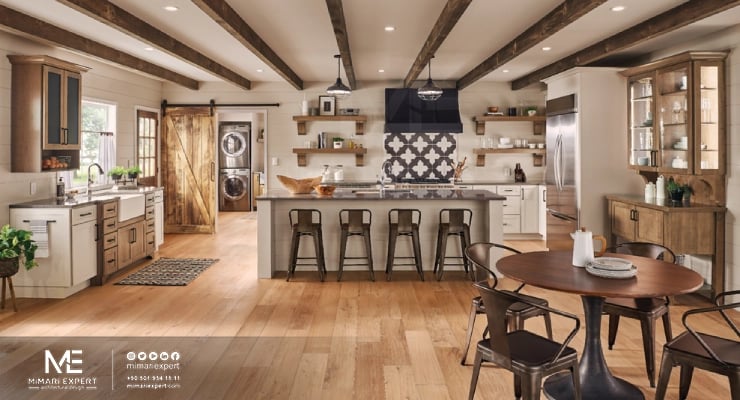 تصاميم المطابخ الريفية 