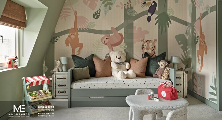 تفصيل غرف نوم الأطفال 
