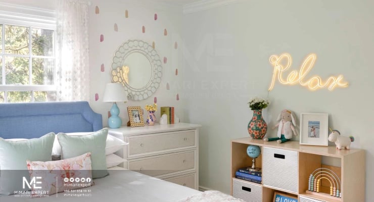 غرفة نوم مخصصة لفتاة