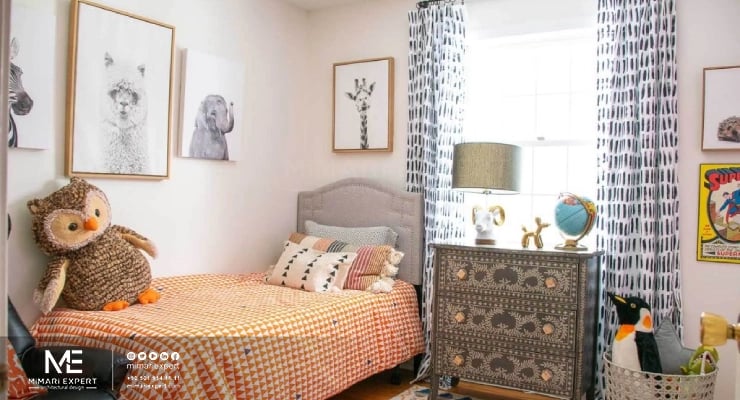 غرفة نوم مخصصة لفتى