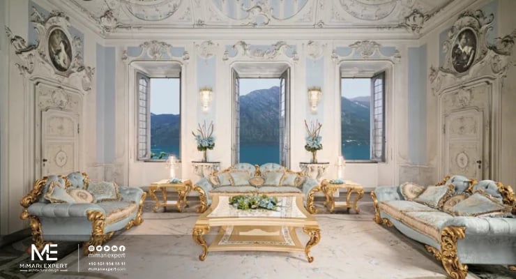 غرف الجلوس كلاسيك بالصور