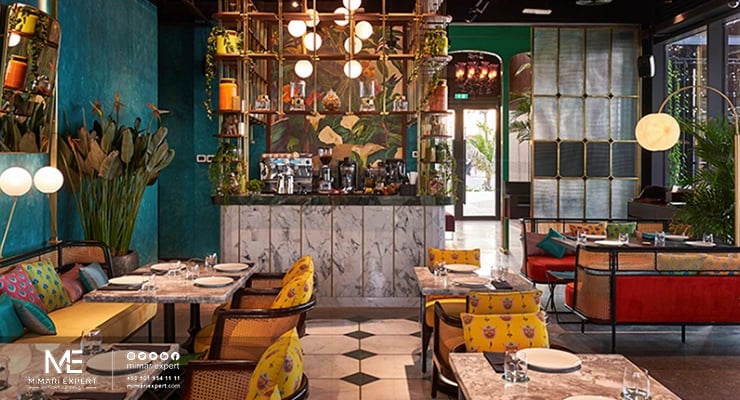 تصاميم ديكورات المطاعم في دبي بالصور