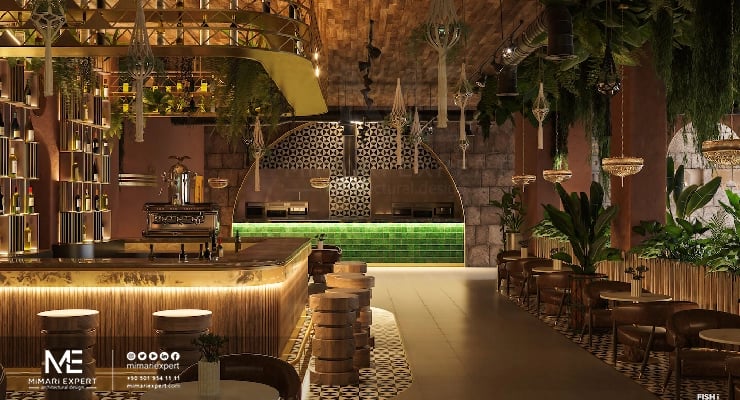 مقهى النباتات الداخلية (Indoor Garden Café)