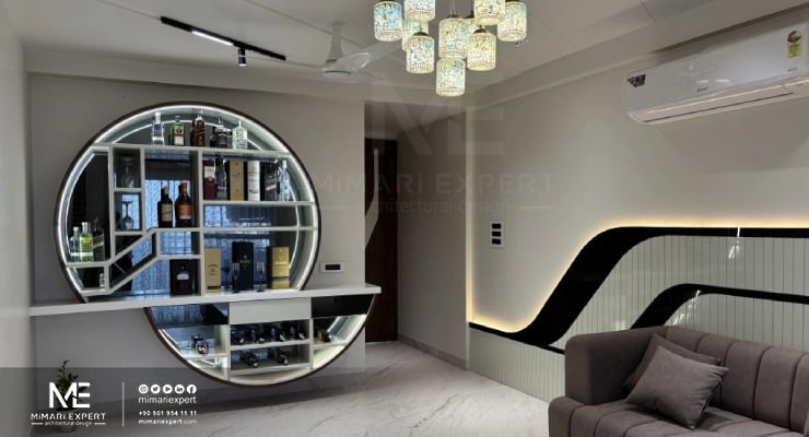 استخدام الإضاءة المخفية والمباشرة لإبراز الفخامة