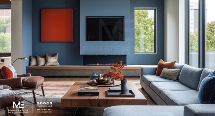 الطلاء بلون موحد أو جريء