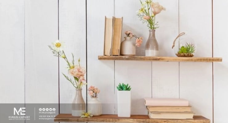 كيف تختار رفوف الحوائط حسب نوع الغرفة؟