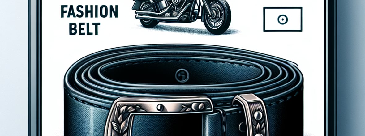 Fashion belts for bikers