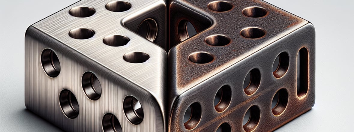 Perforated corner irons