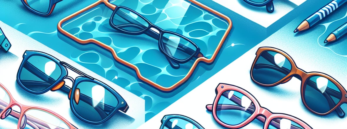Glasses for swimming