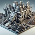 Equipment for the processing of scrap metal