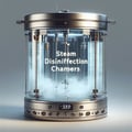 Steam disinfection chambers
