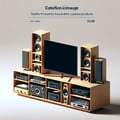 Furniture for Hi-FI components and domestic cinemas