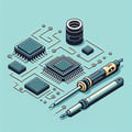 Équipement pour la production d'électronique