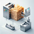 Equipment for processing of mackle-paper