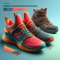 Chaussures pour le sport, le tourisme et les loisirs actifs