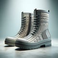 Fashionable rubber boots