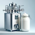 Equipment for the production of fermented milk products