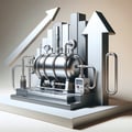 Pressure boosting stations