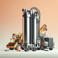 Vérins hydrauliques pour machines municipales