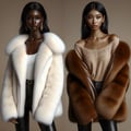 Women's fur jackets