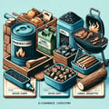 Fuel for barbecues and grills