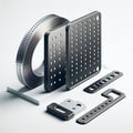 Perforated mounting