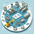 Equipment for construction materials manufacturing