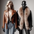 Vêtements en cuir et en fourrure