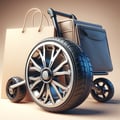 Roues pour sacs de shopping