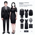 Clothing for funeral homes workers (institutions)
