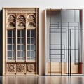 Windows, doors, partitions