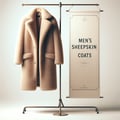 Sheepskin coat for men