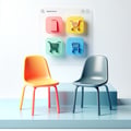 Chaises en plastique