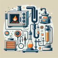 Equipment, industrial and laboratory, electic heating