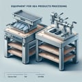 Equipment for sea products processing