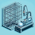 Machines for the production of welded mesh
