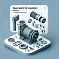 Spare parts for separators