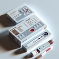 Test strips for blood analysis