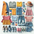 Vêtements et chaussures pour adolescents et enfants