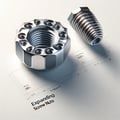 Expanding screw nuts
