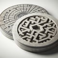 Covers made of reinforced concrete for the hatchways of manholes