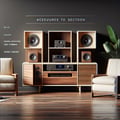 Furniture for acoustic Hi-Fi systems and home cinemas